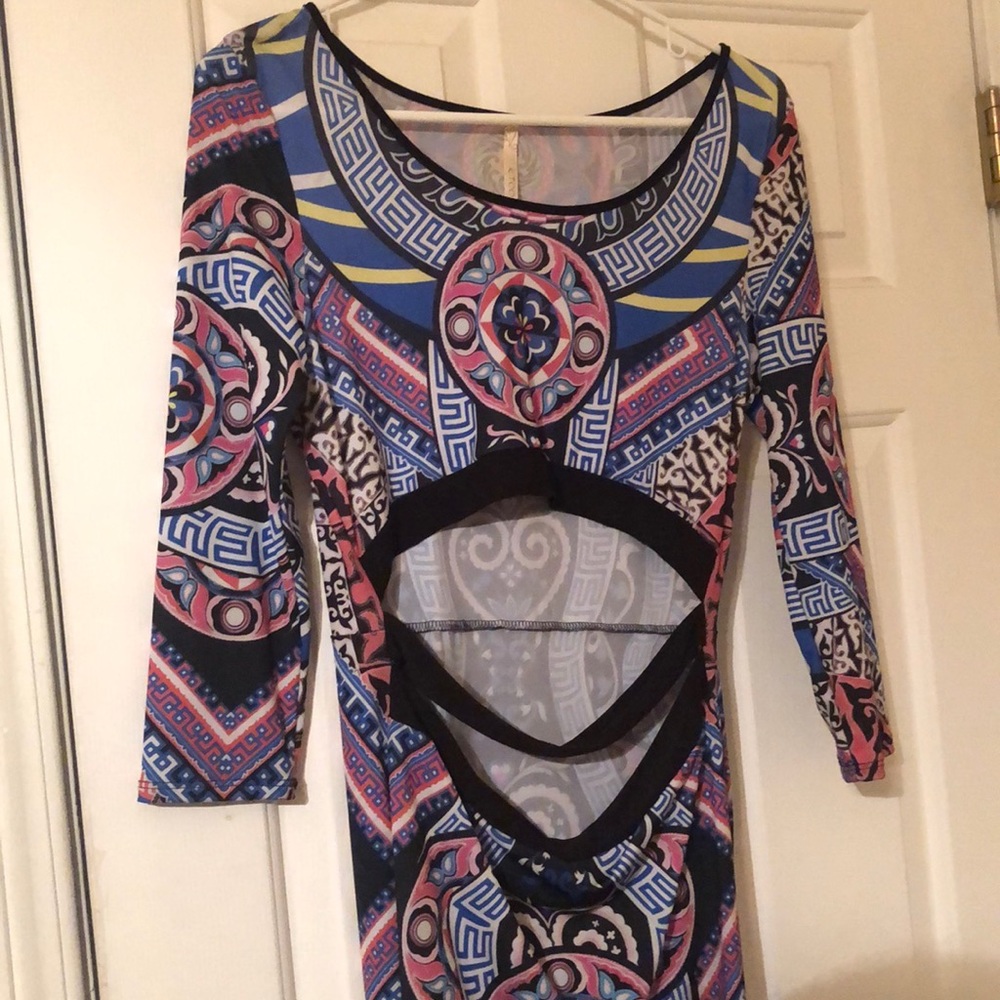Cute bodycon cut out dress
